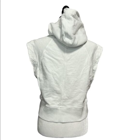 𝅺rag & Bone Roni Short Raglan Sleeve Hooded Top - Picture 4 of 7